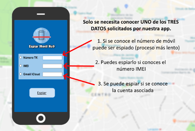 aplicacion espia android y iphoen
